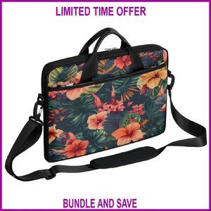 Waterproof Laptop Messenger Bag 13-15 Inch Slim Briefcase Shoulder Bag